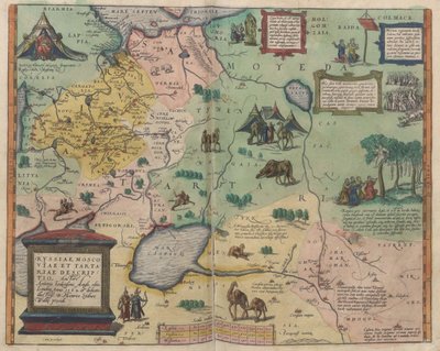 Oroszország térképe Innen: Világtérkép alkotó: Abraham Ortelius