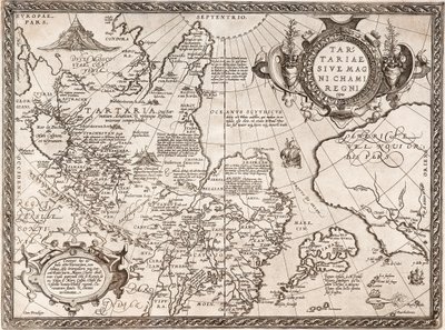 Oroszország térképe Innen: Világtérkép alkotó: Abraham Ortelius