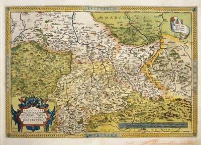 Szászország térképe, Abraham Ortelius Theatre of the World-ből alkotó: Abraham Ortelius