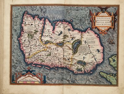 Írország, a Brit-szigetek új leírása alkotó: Abraham Ortelius