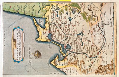 Északkelet-Lengyelország, Oroszország, Litvánia alkotó: Abraham Ortelius
