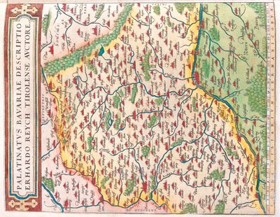Állam: Bajorország, Németország alkotó: Abraham Ortelius