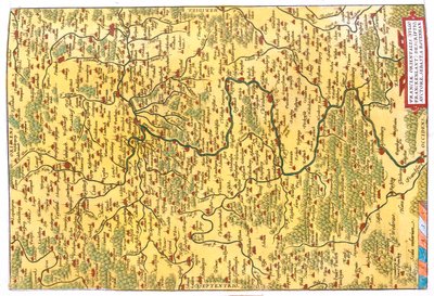 Állam: Németország: Hessen, Thüringia, Bajorország, Baden-Württemberg, Németország alkotó: Abraham Ortelius