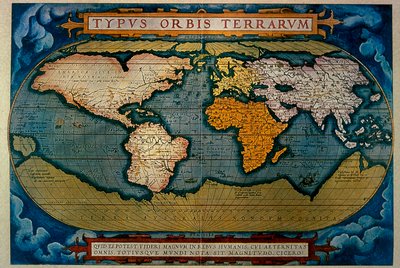 The Planisphere, Anversa térképészete, 1571 alkotó: Abraham Ortelius