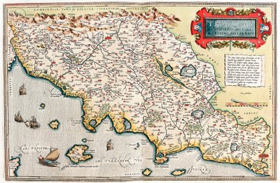 Suchciae A szerző leírása Hieronymo Bellamarto Az olaszországi Toszkána területének földrajzi térképe Abraham Ortelius "Theatrum Orbis Terrarum"-jából (Oertel, Ortell vagy Ortel alkotó: Abraham Ortelius