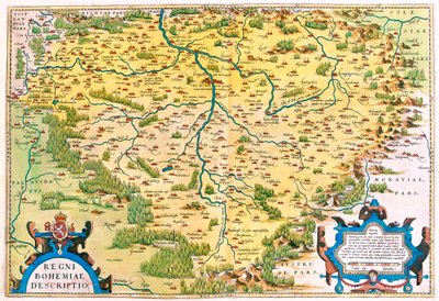 Nyugat-Csehország, Németország (Bajorország, Szászország) alkotó: Abraham Ortelius