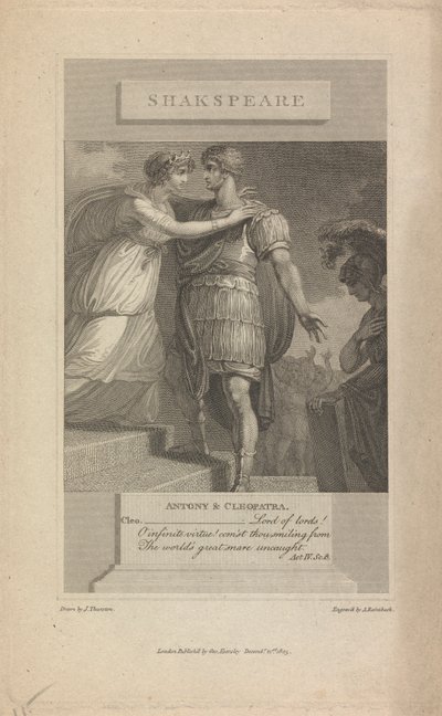 Antonius és Kleopátra Act IV Sc. 8 alkotó: Abraham Raimbach