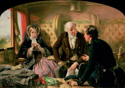 Első osztály – A Találkozó, 1854 körül alkotó: Abraham Solomon