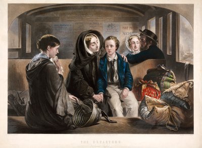 Az Indulás Második osztály, kocsma. 1857. alkotó: Abraham Solomon