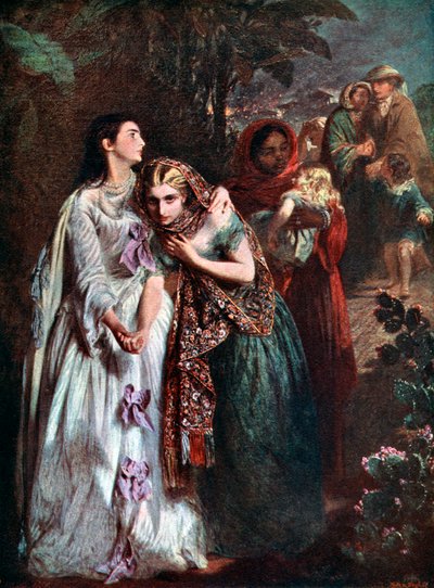 The Flight from Lucknow, 1858, c1920 alkotó: Abraham Solomon