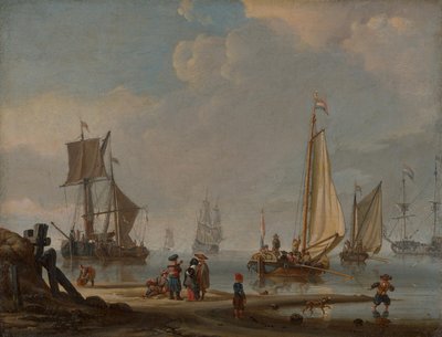 Tengerparti táj alkotó: Abraham Storck