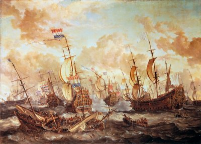 A négynapi csata alkotó: Abraham Storck