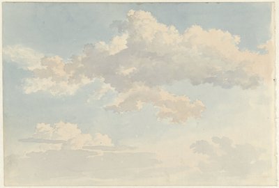 Felhők a kék ég ellen alkotó: Abraham Teerlink