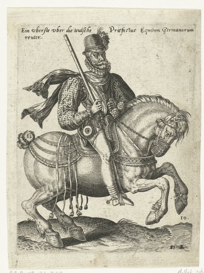 német lovas parancsnok alkotó: Abraham de Bruyn (attributed to)