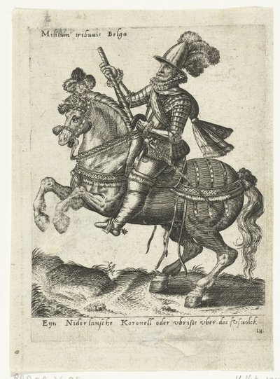 Holland lovas parancsnok alkotó: Abraham de Bruyn (attributed to)