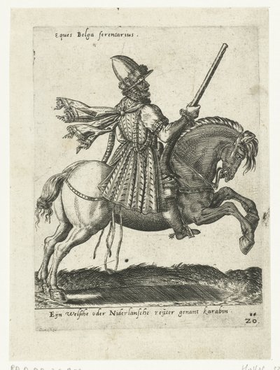 Karabélyos holland lovas alkotó: Abraham de Bruyn (attributed to)