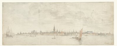 Kilátás Vlissingenre alkotó: Abraham de Verwer