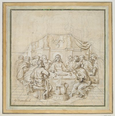 Az utolsó vacsora alkotó: Abraham van Diepenbeeck