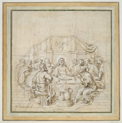 Az utolsó vacsora alkotó: Abraham van Diepenbeeck