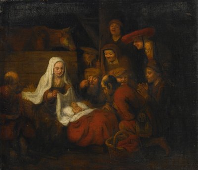 Abraham van Dyck A pásztorok imádása alkotó: Abraham van Dijck