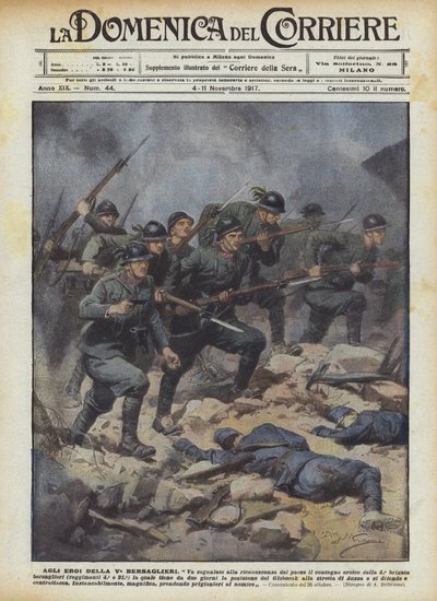 A Va Bersaglieri hőseinek alkotó: Achille Beltrame