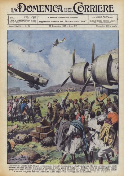 Nyugat-Etiópia legszélső szélén alkotó: Achille Beltrame
