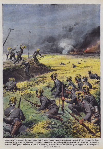 Háborús trükkök alkotó: Achille Beltrame