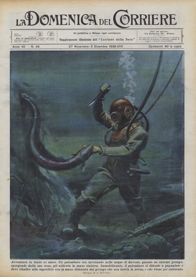 Kaland a tenger fenekén alkotó: Achille Beltrame