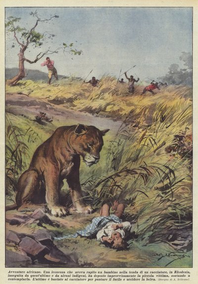 Afrikai kalandok alkotó: Achille Beltrame