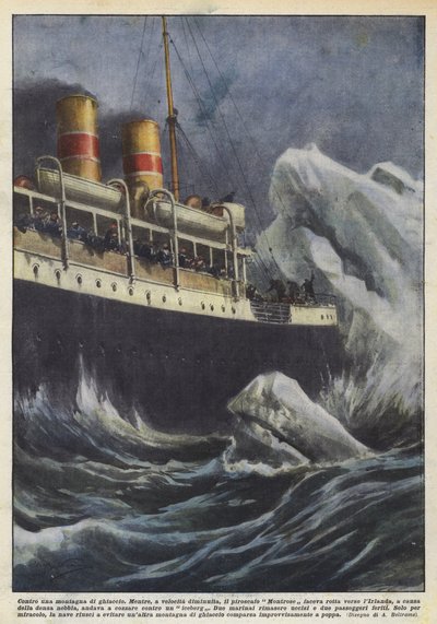 Jéghegy ellen alkotó: Achille Beltrame