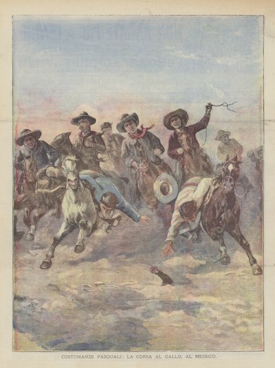 Húsvéti jelmezek, The Race to The Rooster, Mexikó alkotó: Achille Beltrame