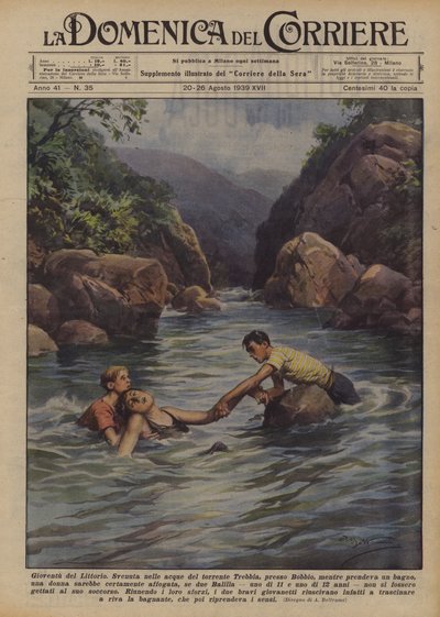 Littorio ifjúsága alkotó: Achille Beltrame