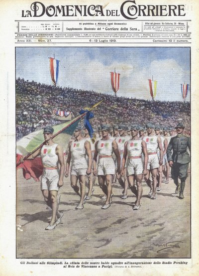 Az olaszok az olimpián alkotó: Achille Beltrame