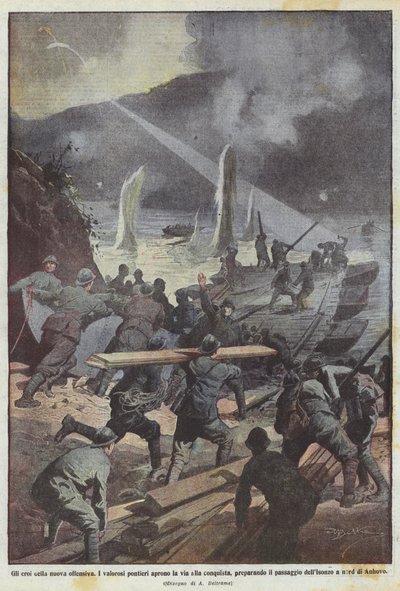 Az új offenzíva hősei alkotó: Achille Beltrame