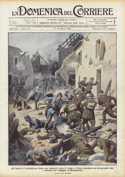 A britek ellentámadásban alkotó: Achille Beltrame