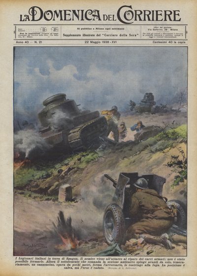Olasz légiósok Spanyolországban alkotó: Achille Beltrame
