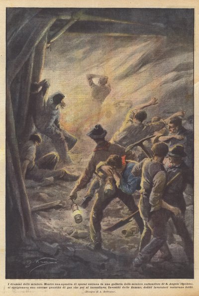 A bányák tragédiái alkotó: Achille Beltrame