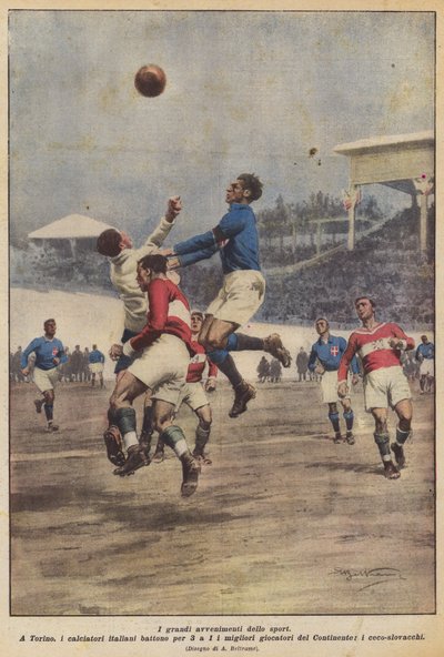 A nagy sportesemények alkotó: Achille Beltrame