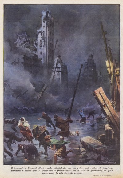 Bukaresti földrengés alkotó: Achille Beltrame