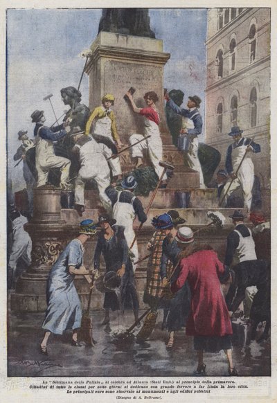 A Tisztítási Hetet kora tavasszal ünneplik Atlantában (Egyesült Államok). alkotó: Achille Beltrame
