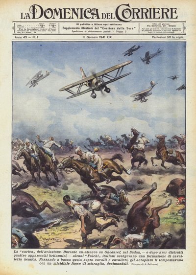 A légierő töltése alkotó: Achille Beltrame