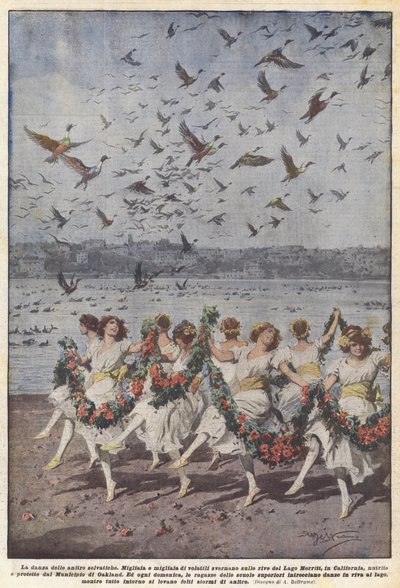 A vadkacsák tánca alkotó: Achille Beltrame