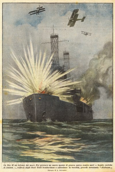 A tengerek kolosszusának vége alkotó: Achille Beltrame