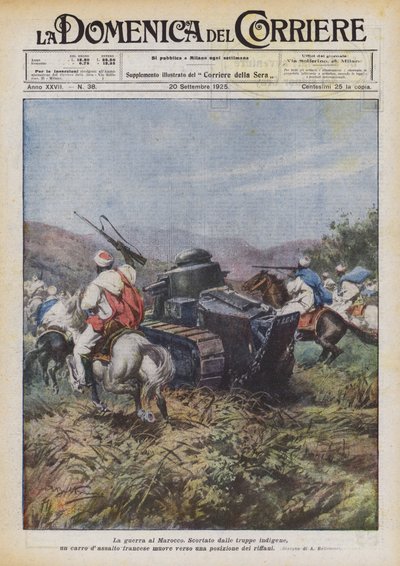 A marokkói háború alkotó: Achille Beltrame