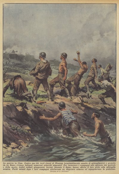 A háború Kínában alkotó: Achille Beltrame