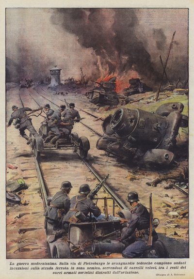 A nagyon modern háború alkotó: Achille Beltrame