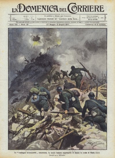 A meghódított bevehetetlen hegy alkotó: Achille Beltrame