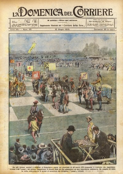 A legfurcsább sakkjáték alkotó: Achille Beltrame
