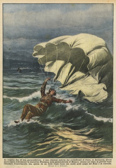 Egy ejtőernyős tragikus vége alkotó: Achille Beltrame