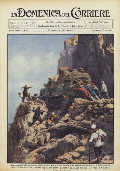 Az autó a világ legmagasabban fekvő régióinak meghódítására alkotó: Achille Beltrame